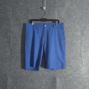 Peter Millar Crown Crafted Salem Blue Golf Shorts Mens Sz 34 Lightweight Striped